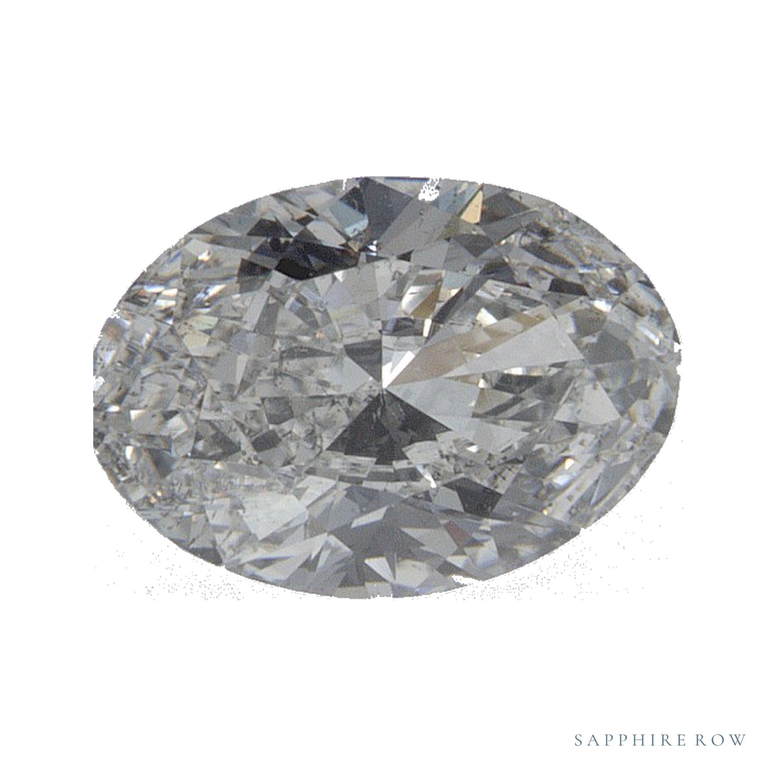 1.00 ct natural diamond, oval cut | Sapphire Row · cut4