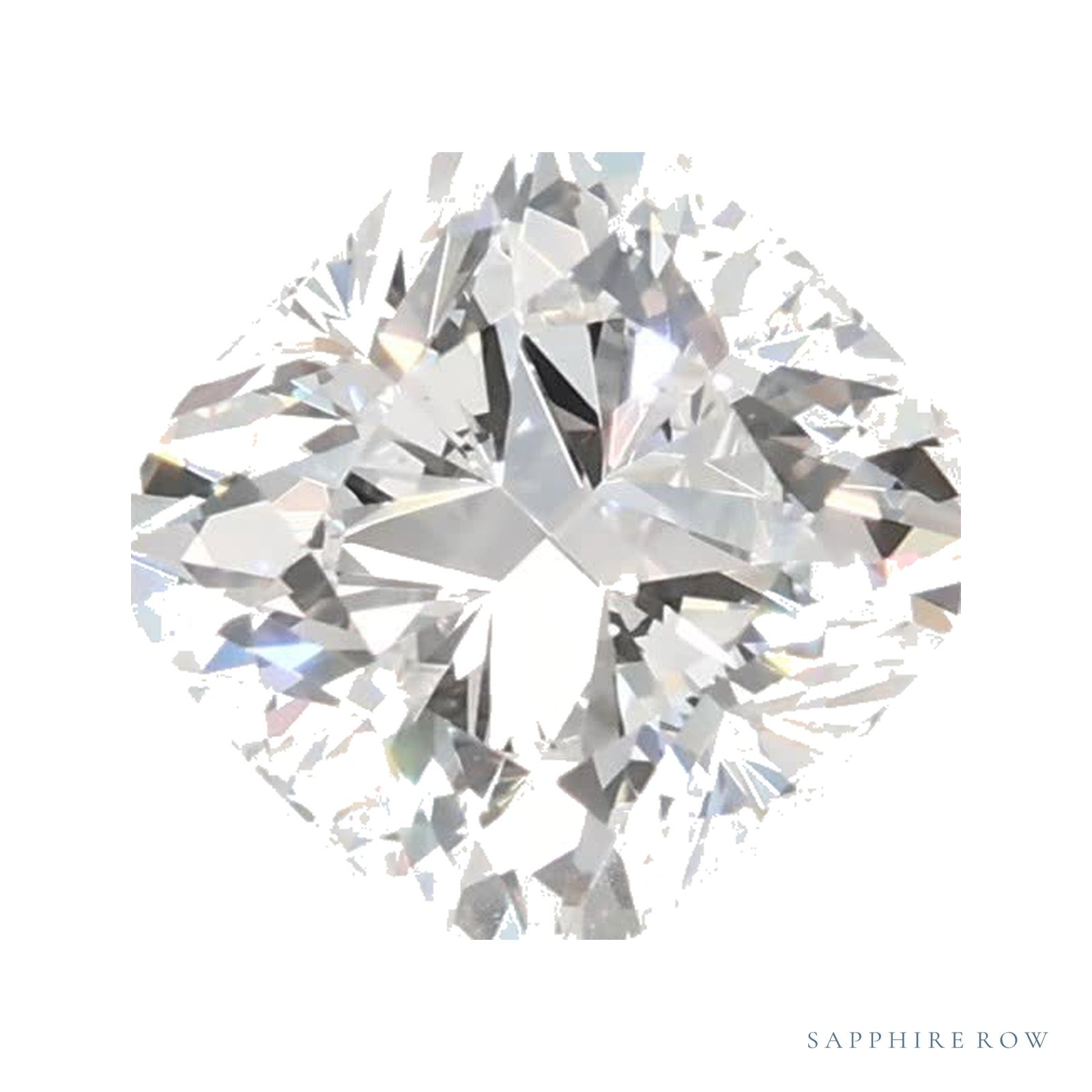 1.00 ct lab-grown diamond, cushion cut | Sapphire Row · cut4