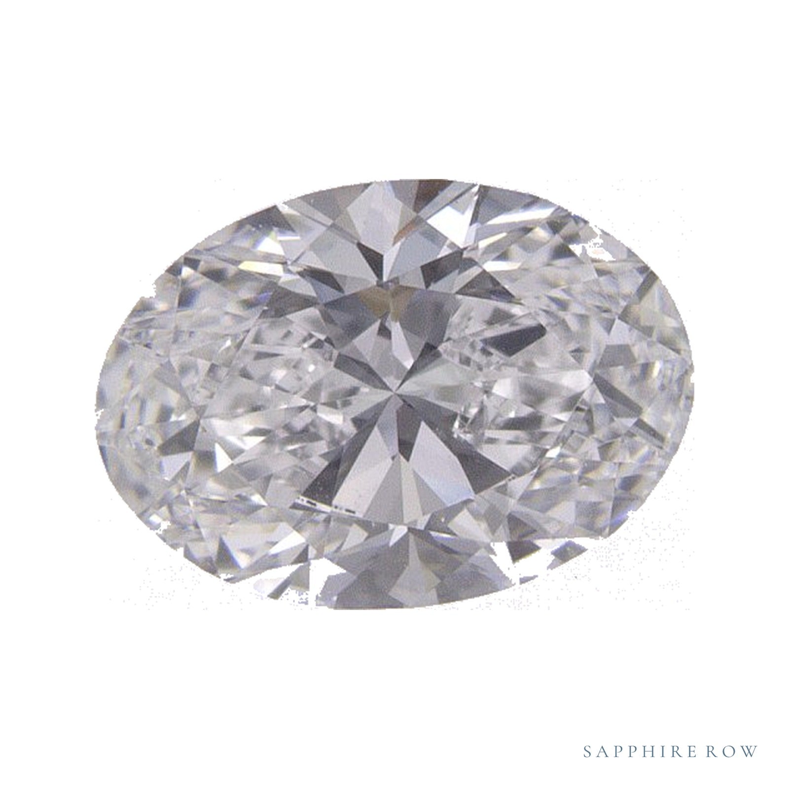 1.00 ct lab-grown diamond, oval cut | Sapphire Row · cut4