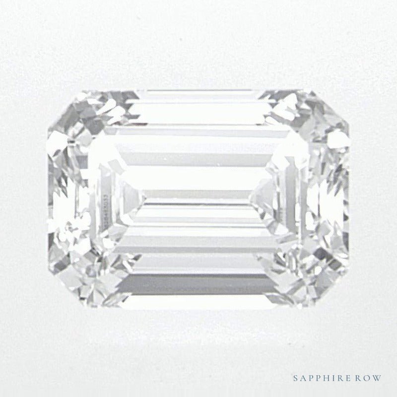 1.00 ct lab-grown diamond, emerald cut | Sapphire Row · cut6