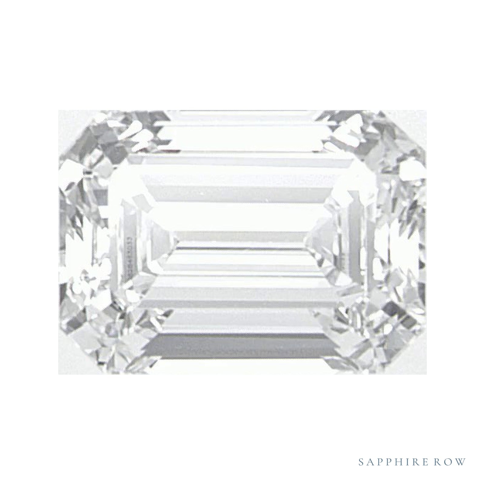1.00 ct lab-grown diamond, emerald cut | Sapphire Row · cut4