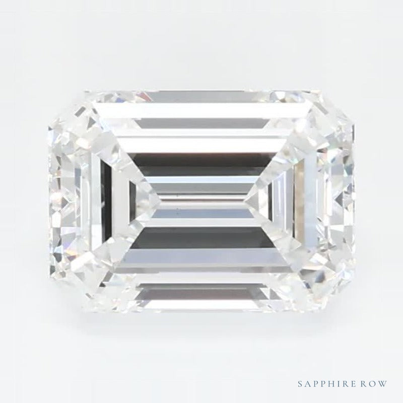 1.00 ct lab-grown diamond, emerald cut | Sapphire Row · cut6