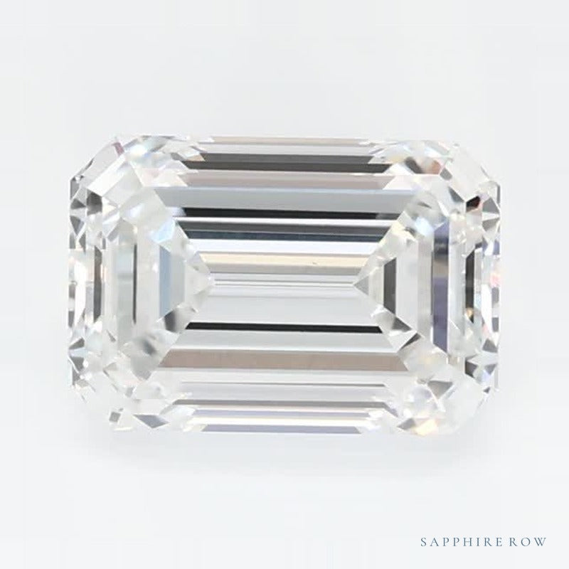 1.00 ct lab-grown diamond, emerald cut | Sapphire Row · cut6