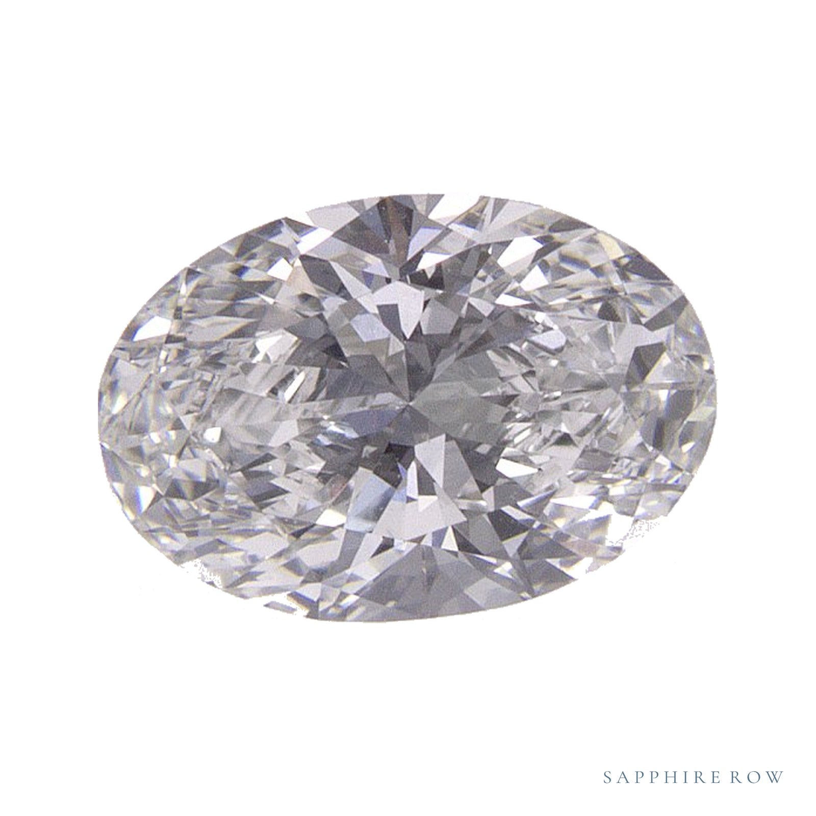 0.99 ct lab-grown diamond, oval cut | Sapphire Row · cut4