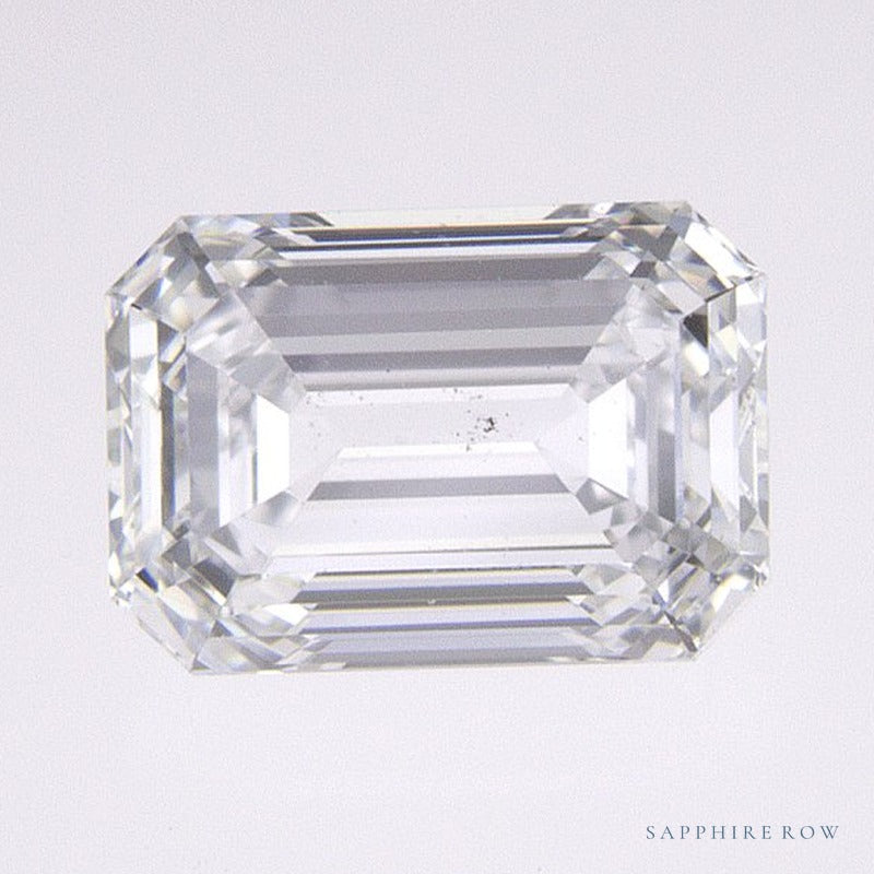 0.99 ct lab-grown diamond, emerald cut | Sapphire Row · cut6