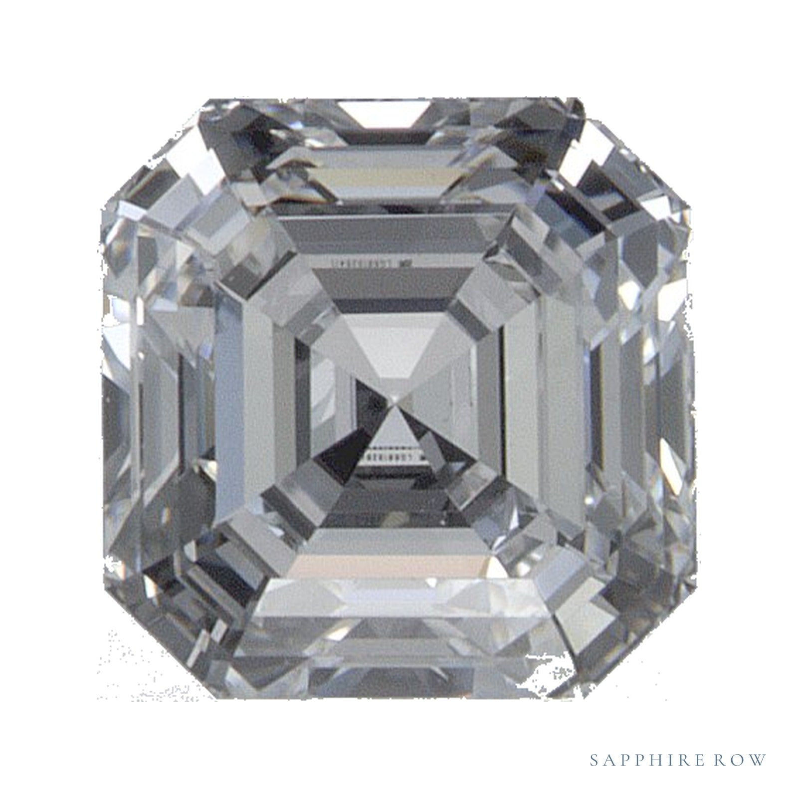 0.99 ct lab-grown diamond, asscher cut | Sapphire Row · cut4