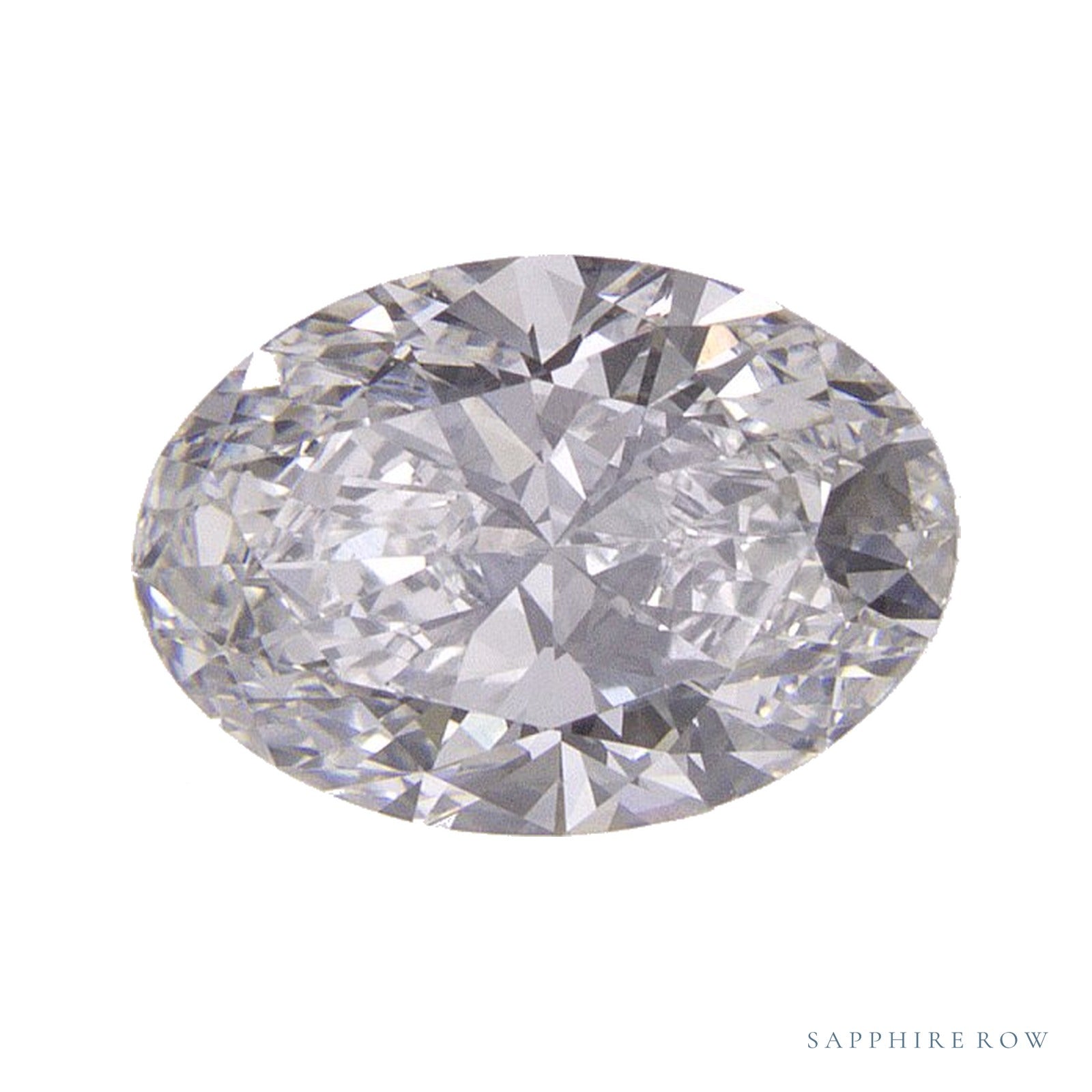 0.98 ct lab-grown diamond, oval cut | Sapphire Row · cut4