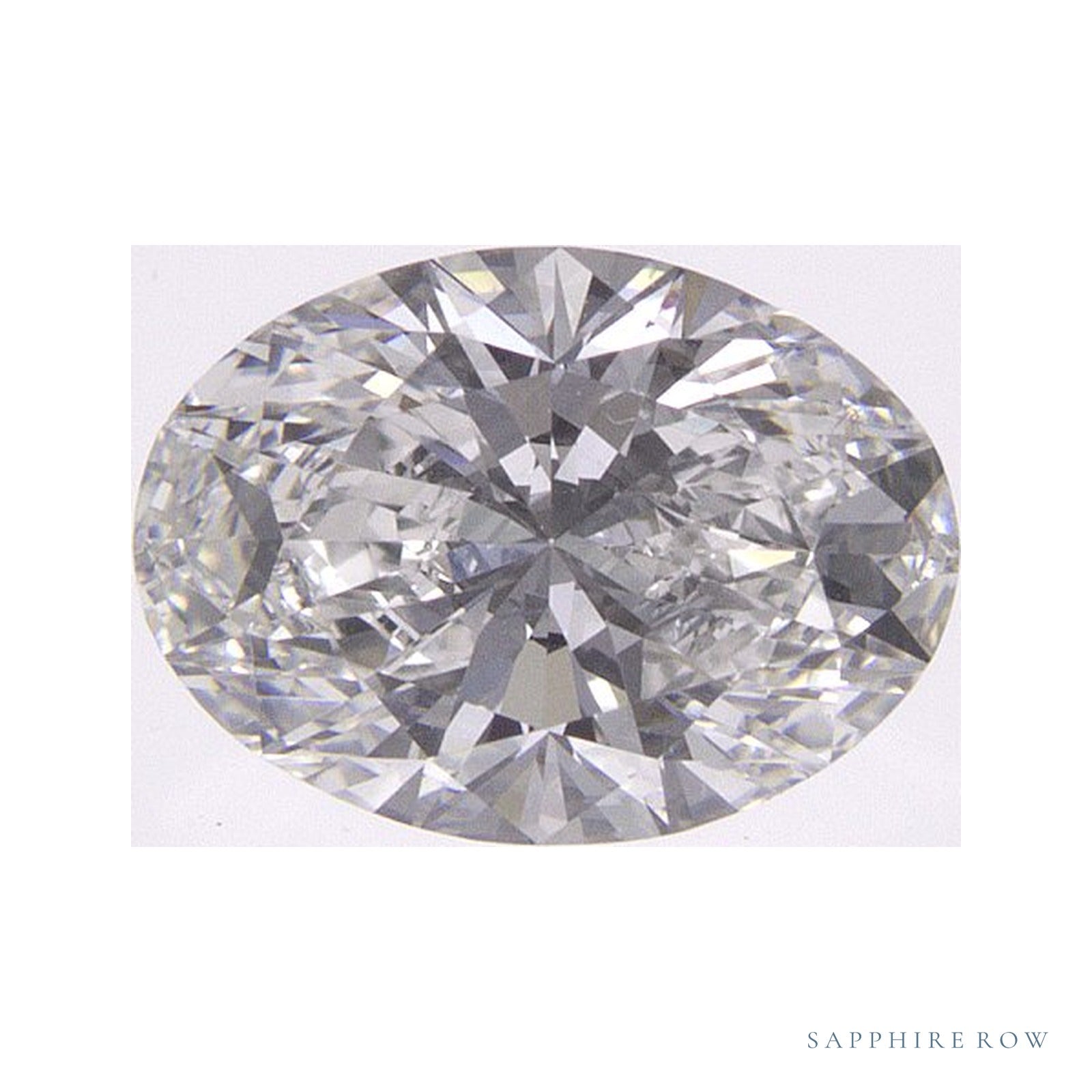 0.98 ct lab-grown diamond, oval cut | Sapphire Row · cut4