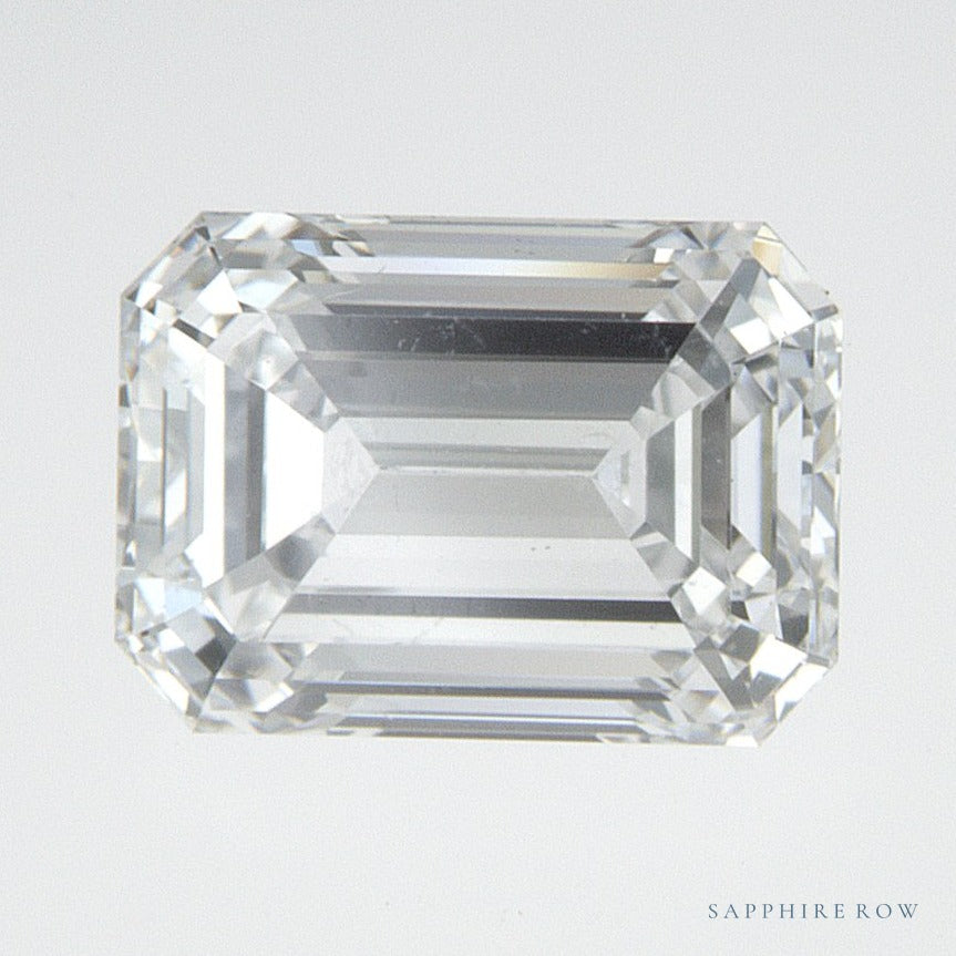 0.98 ct lab-grown diamond, emerald cut | Sapphire Row · cut6