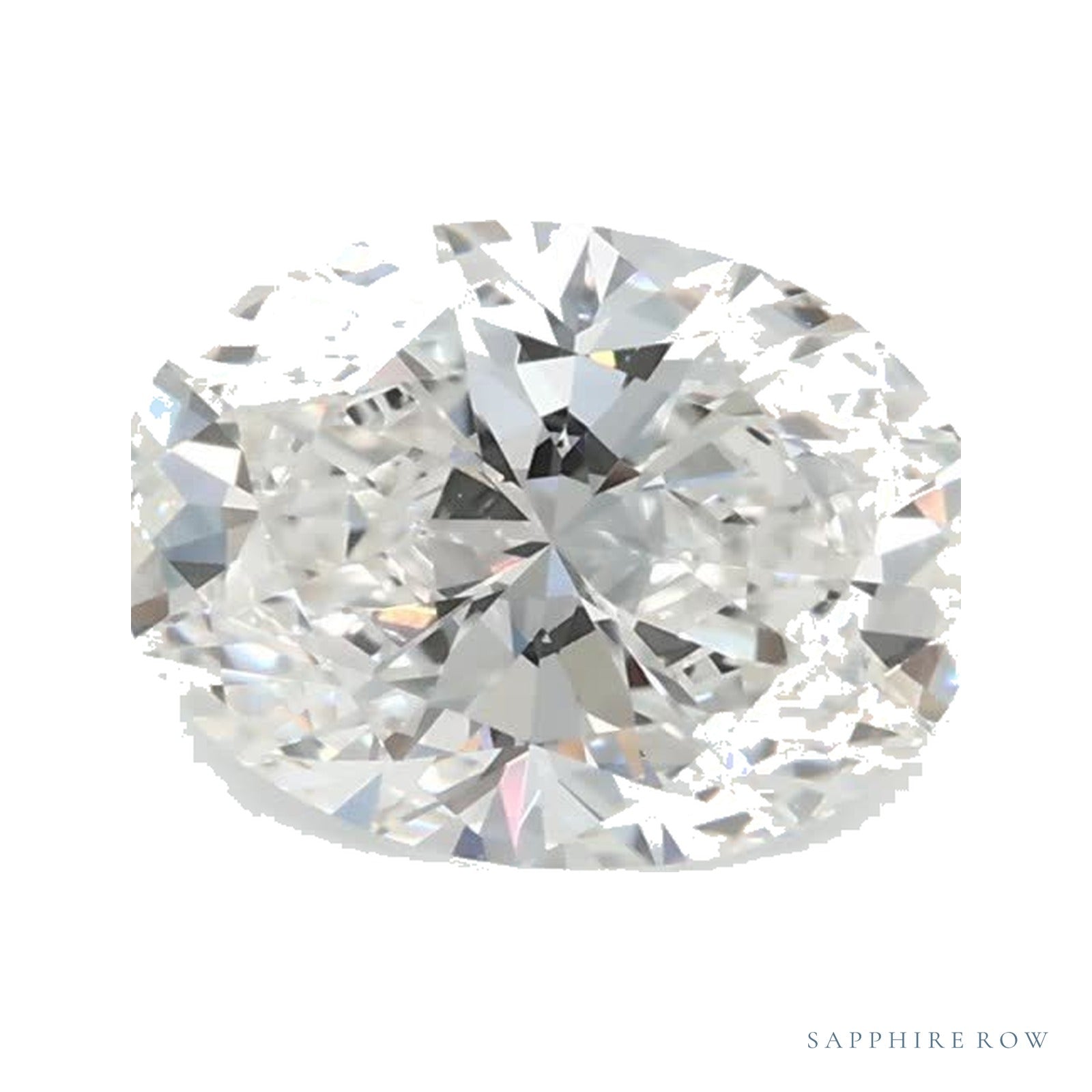 0.97 ct lab-grown diamond, oval cut | Sapphire Row · cut4