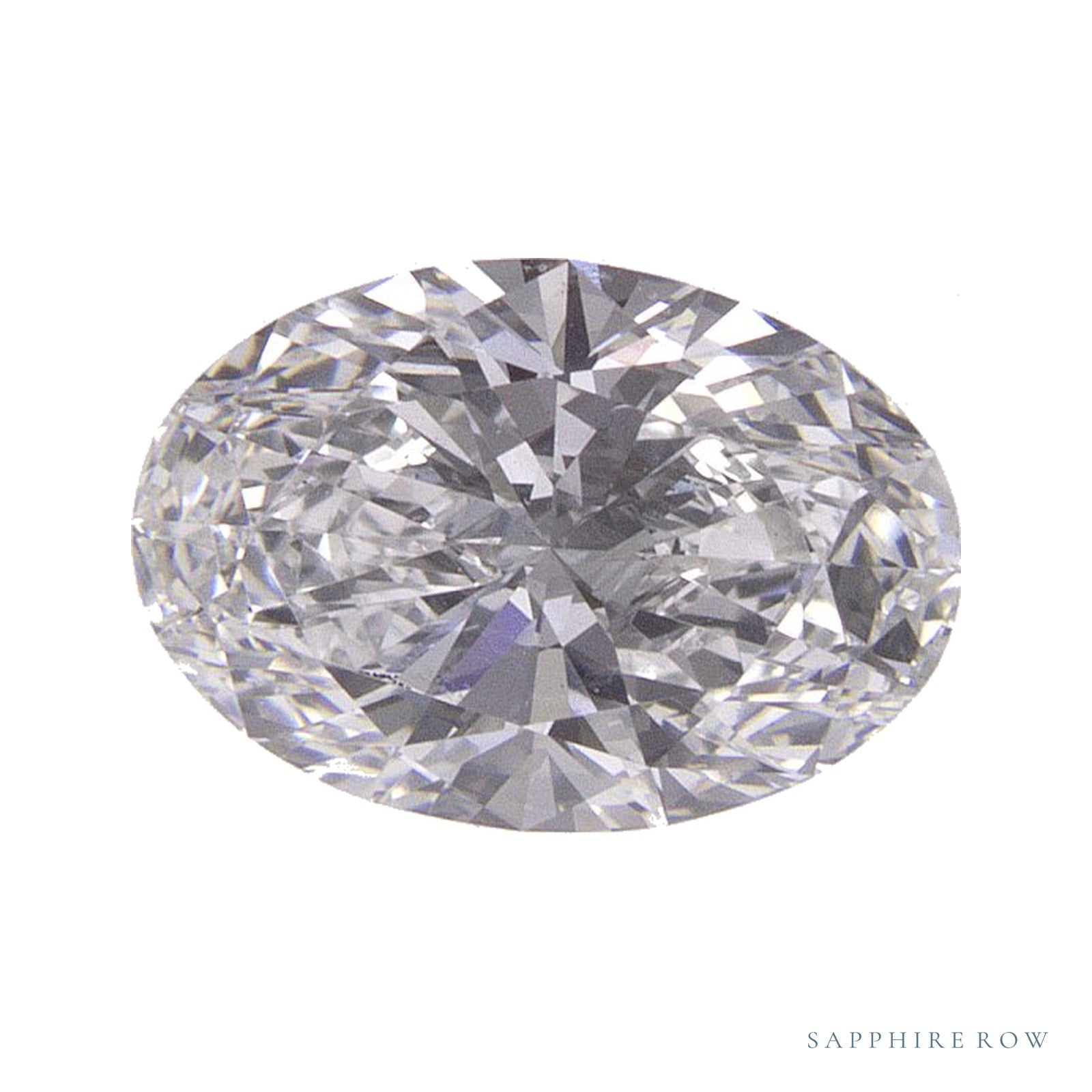 0.97 ct lab-grown diamond, oval cut | Sapphire Row · cut4