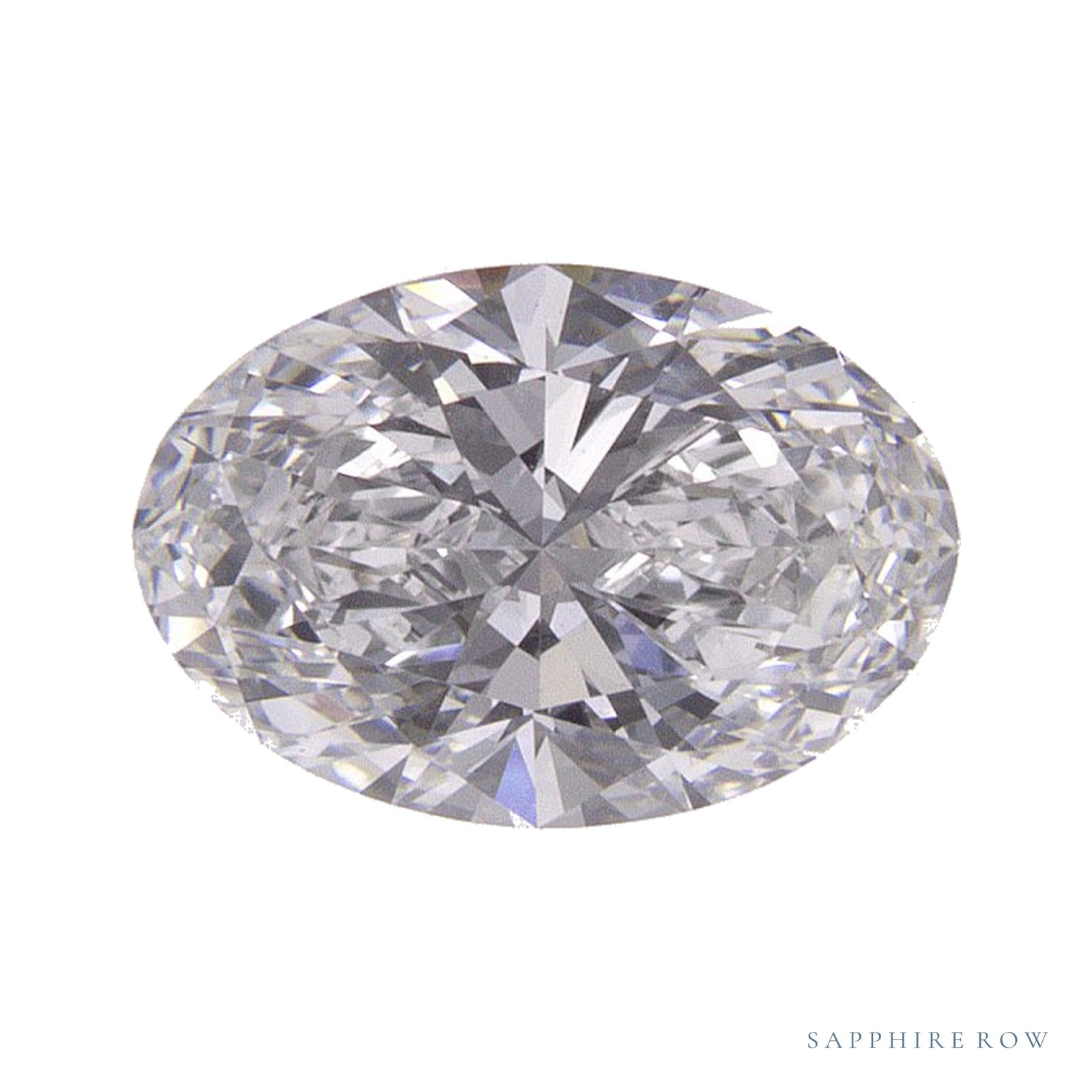0.97 ct lab-grown diamond, oval cut | Sapphire Row · cut4