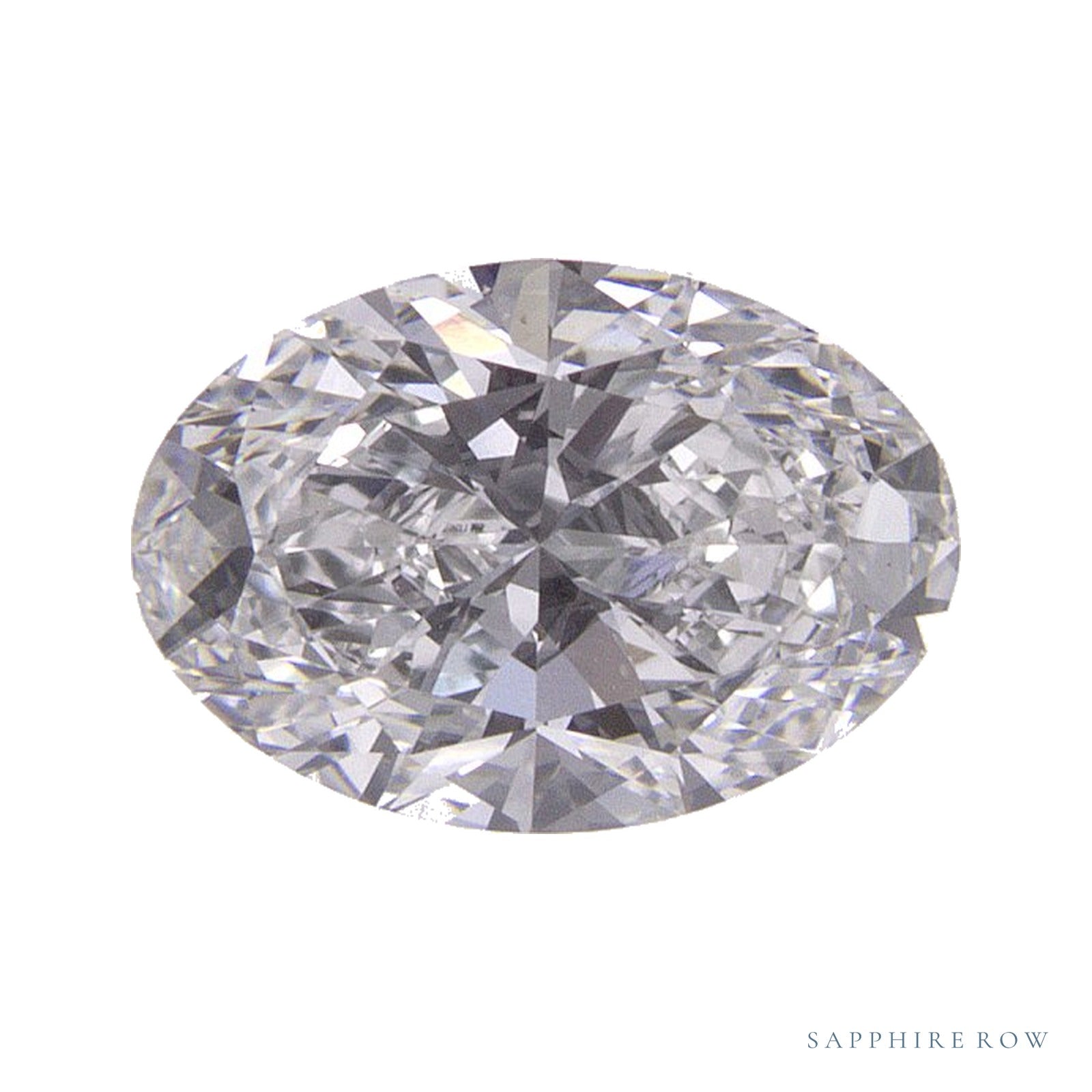0.97 ct lab-grown diamond, oval cut | Sapphire Row · cut4