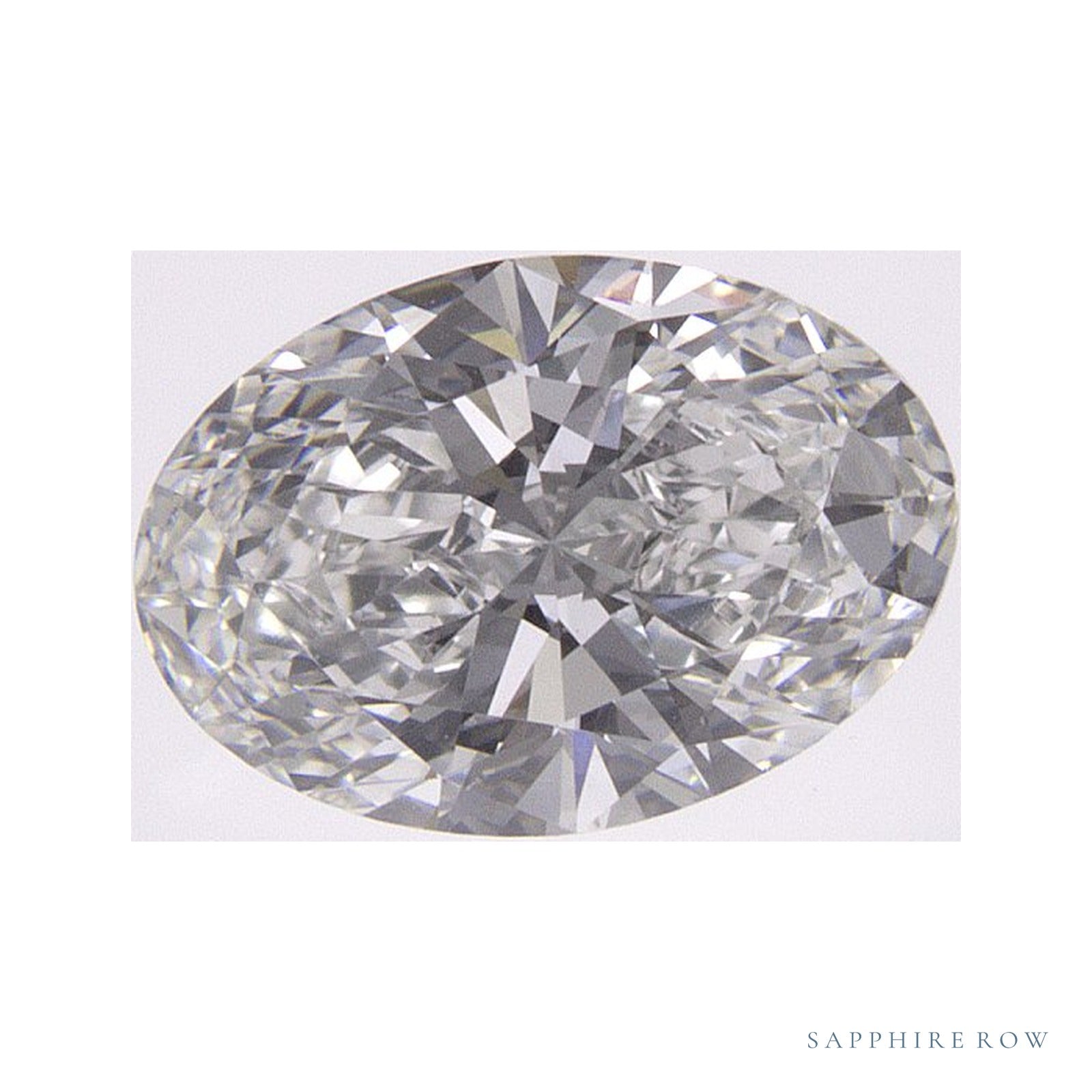 0.97 ct lab-grown diamond, oval cut | Sapphire Row · cut4