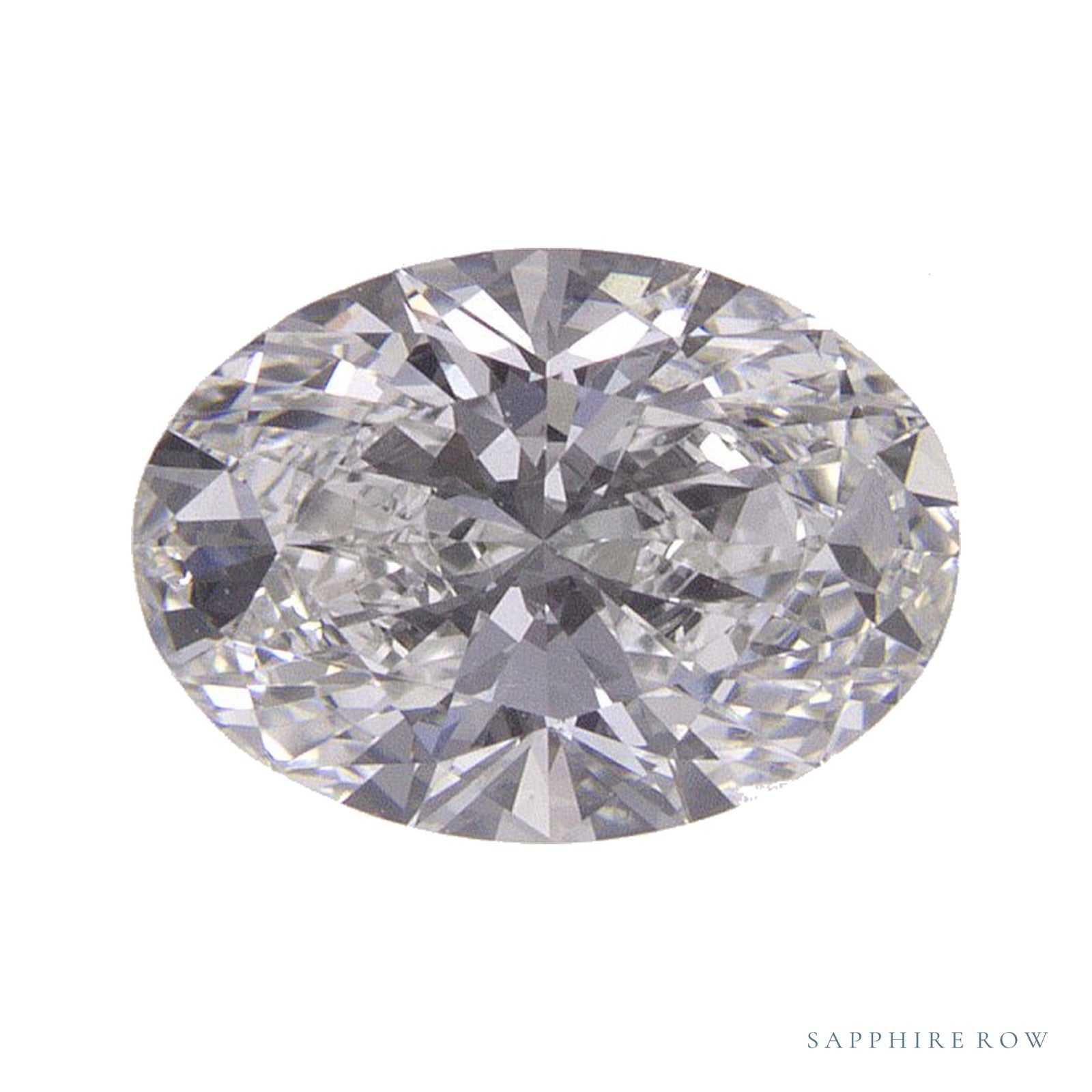 0.97 ct lab-grown diamond, oval cut | Sapphire Row · cut4