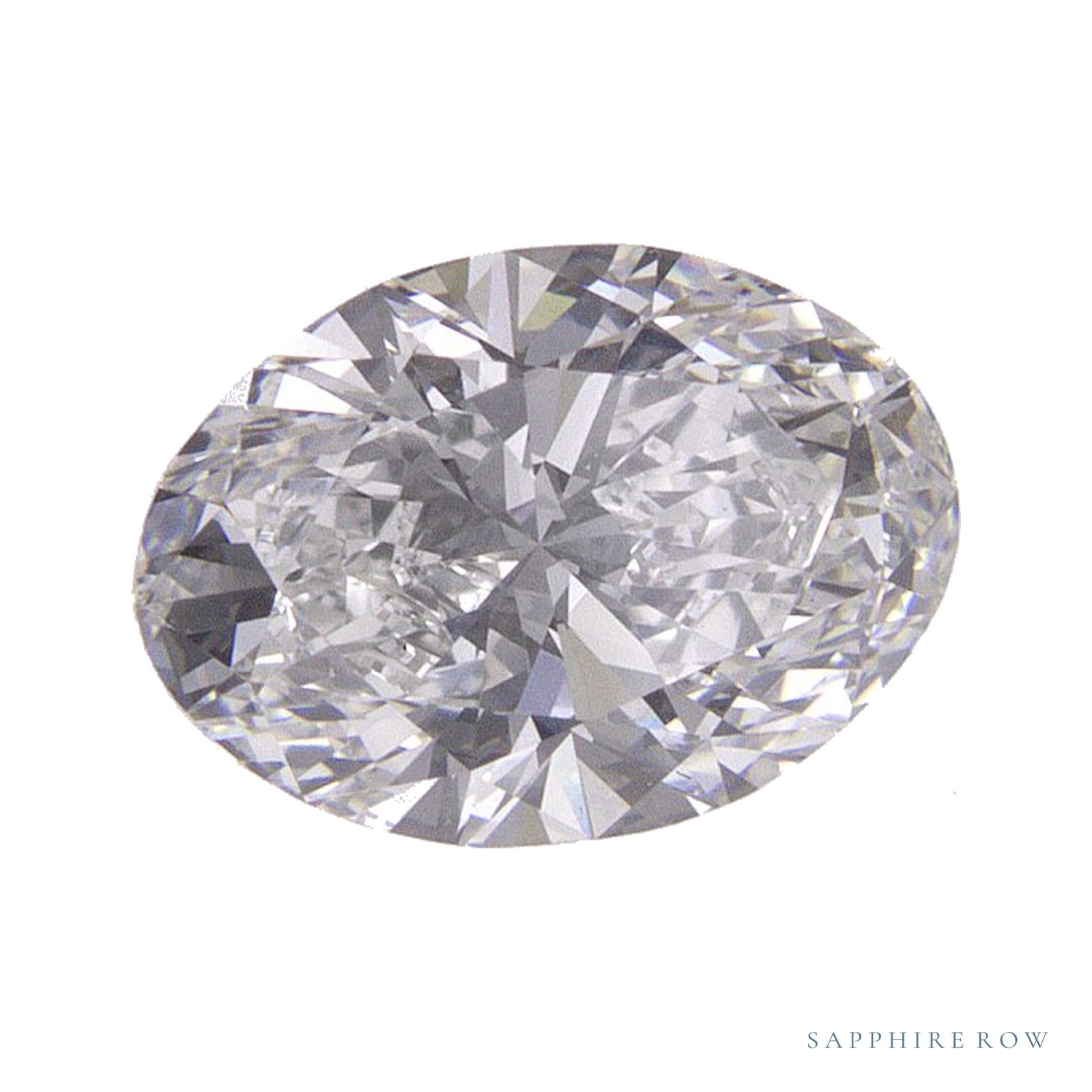 0.97 ct lab-grown diamond, oval cut | Sapphire Row · cut4