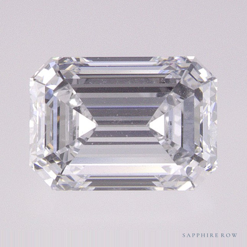 0.97 ct lab-grown diamond, emerald cut | Sapphire Row · cut6