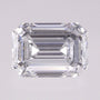 0.97 ct lab-grown diamond, emerald cut | Sapphire Row · cut7