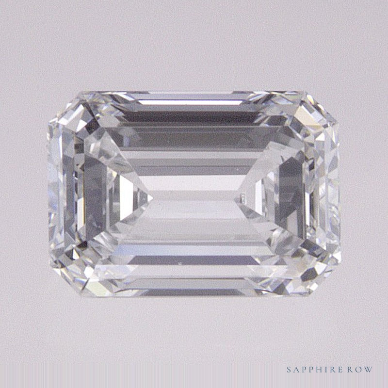 0.97 ct lab-grown diamond, emerald cut | Sapphire Row · cut7