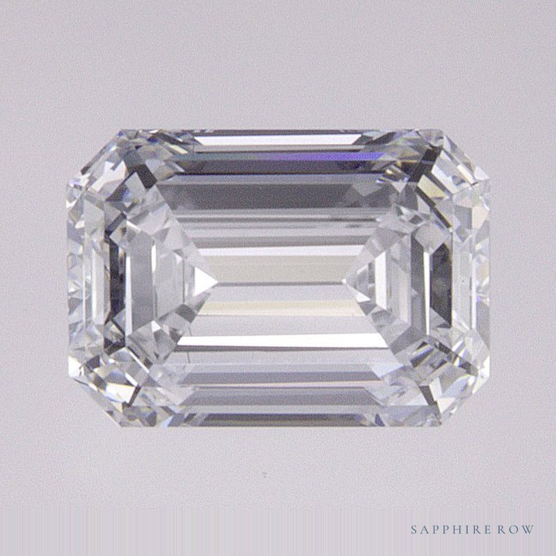 0.97 ct lab-grown diamond, emerald cut | Sapphire Row · cut6