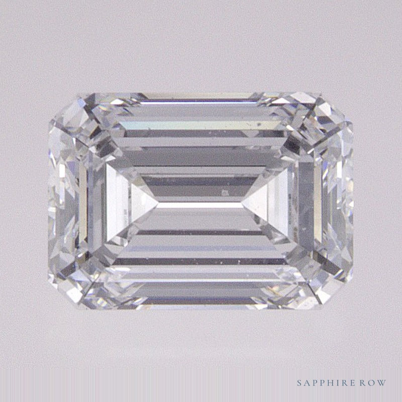 0.96 ct lab-grown diamond, emerald cut | Sapphire Row · cut6