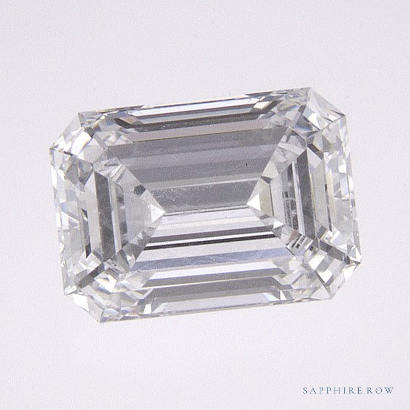 0.96 ct lab-grown diamond, emerald cut | Sapphire Row · cut6