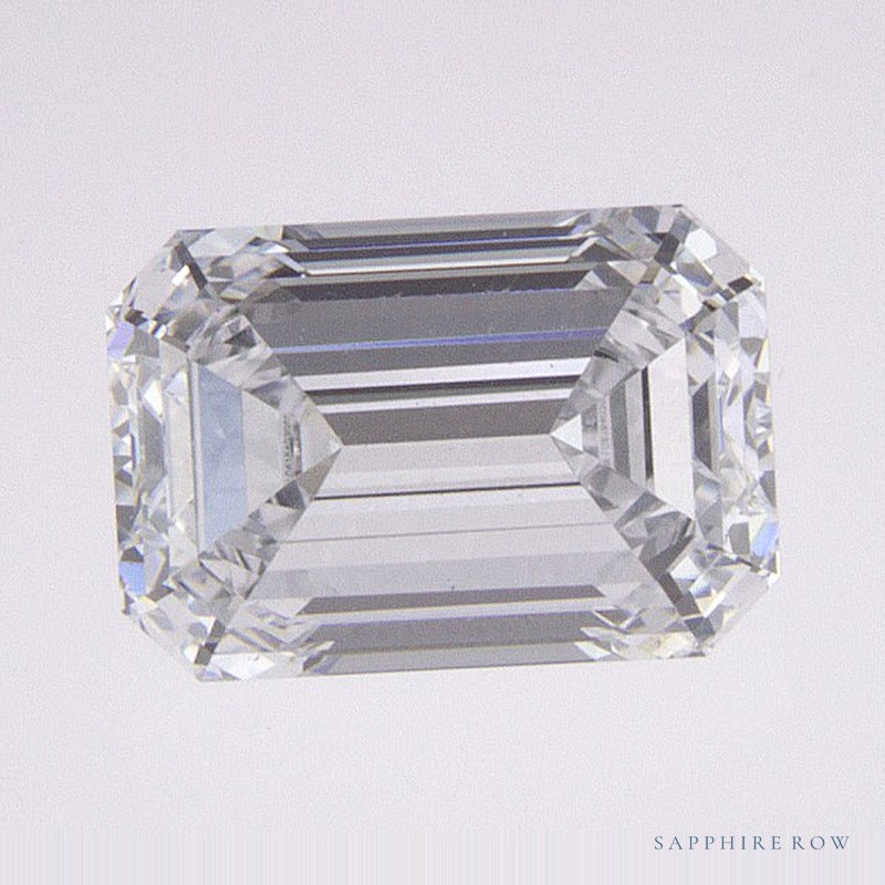 0.96 ct lab-grown diamond, emerald cut | Sapphire Row · cut6