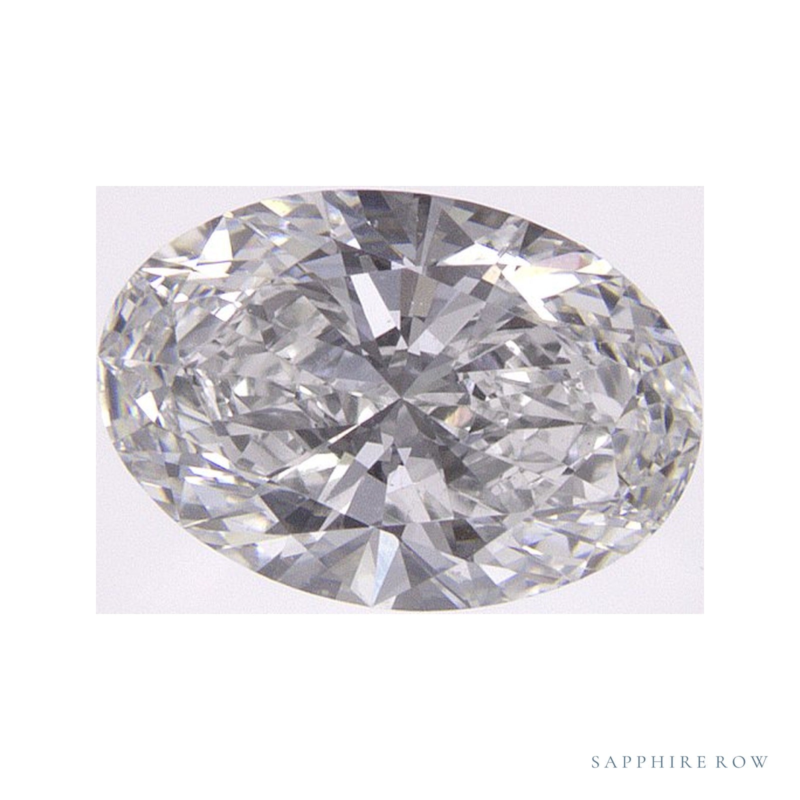 0.95 ct lab-grown diamond, oval cut | Sapphire Row · cut4