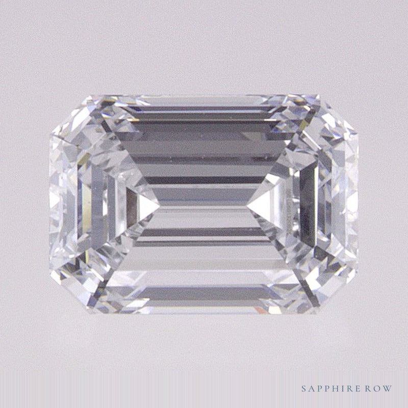 0.95 ct lab-grown diamond, emerald cut | Sapphire Row · cut6
