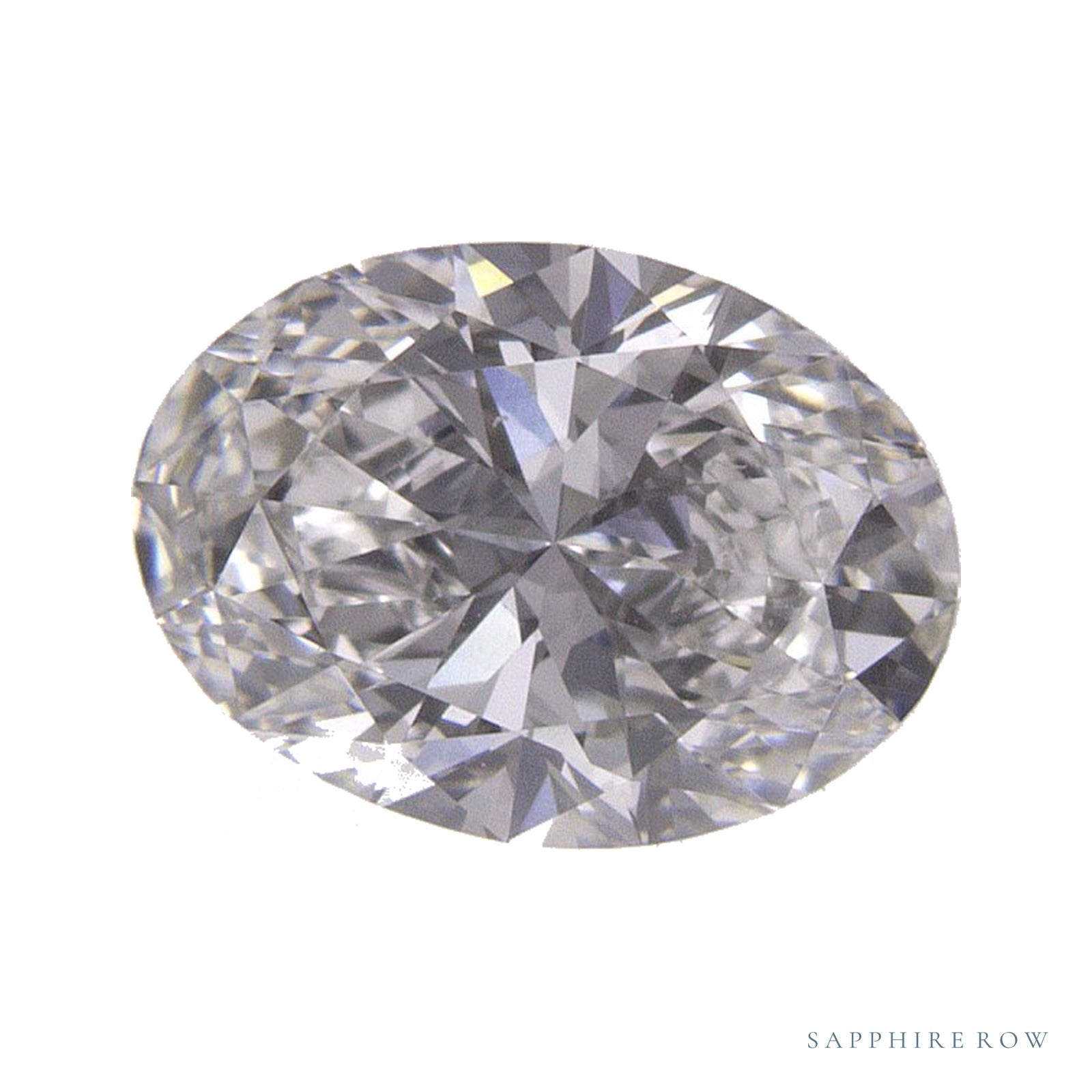 0.95 ct lab-grown diamond, oval cut | Sapphire Row · cut4