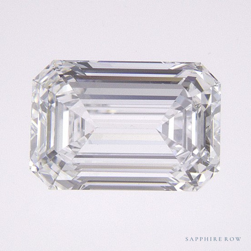 0.95 ct lab-grown diamond, emerald cut | Sapphire Row · cut6