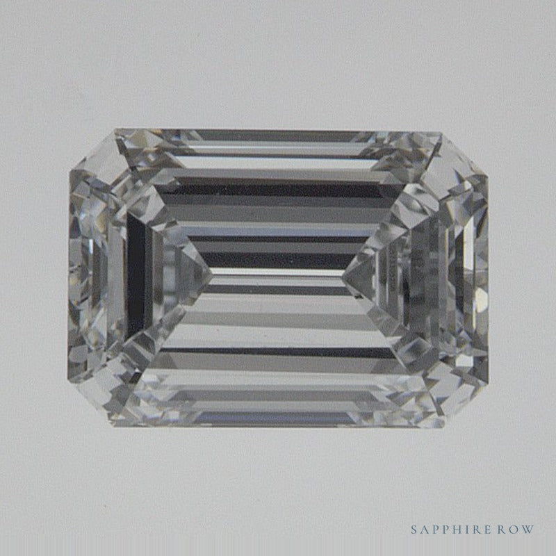 0.95 ct lab-grown diamond, emerald cut | Sapphire Row · cut6
