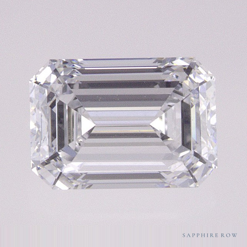 0.95 ct lab-grown diamond, emerald cut | Sapphire Row · cut6