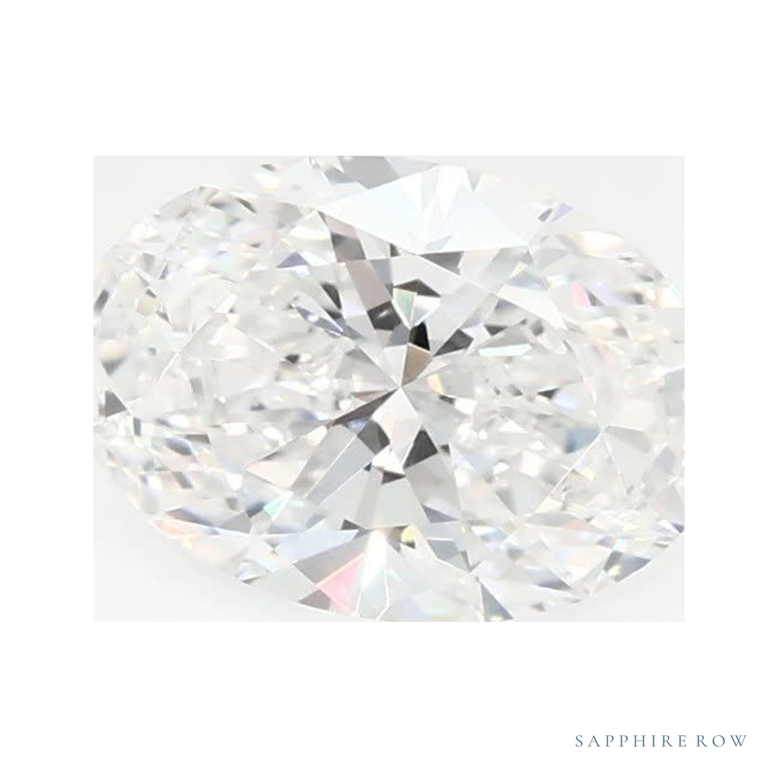 0.94 ct lab-grown diamond, oval cut | Sapphire Row · cut4
