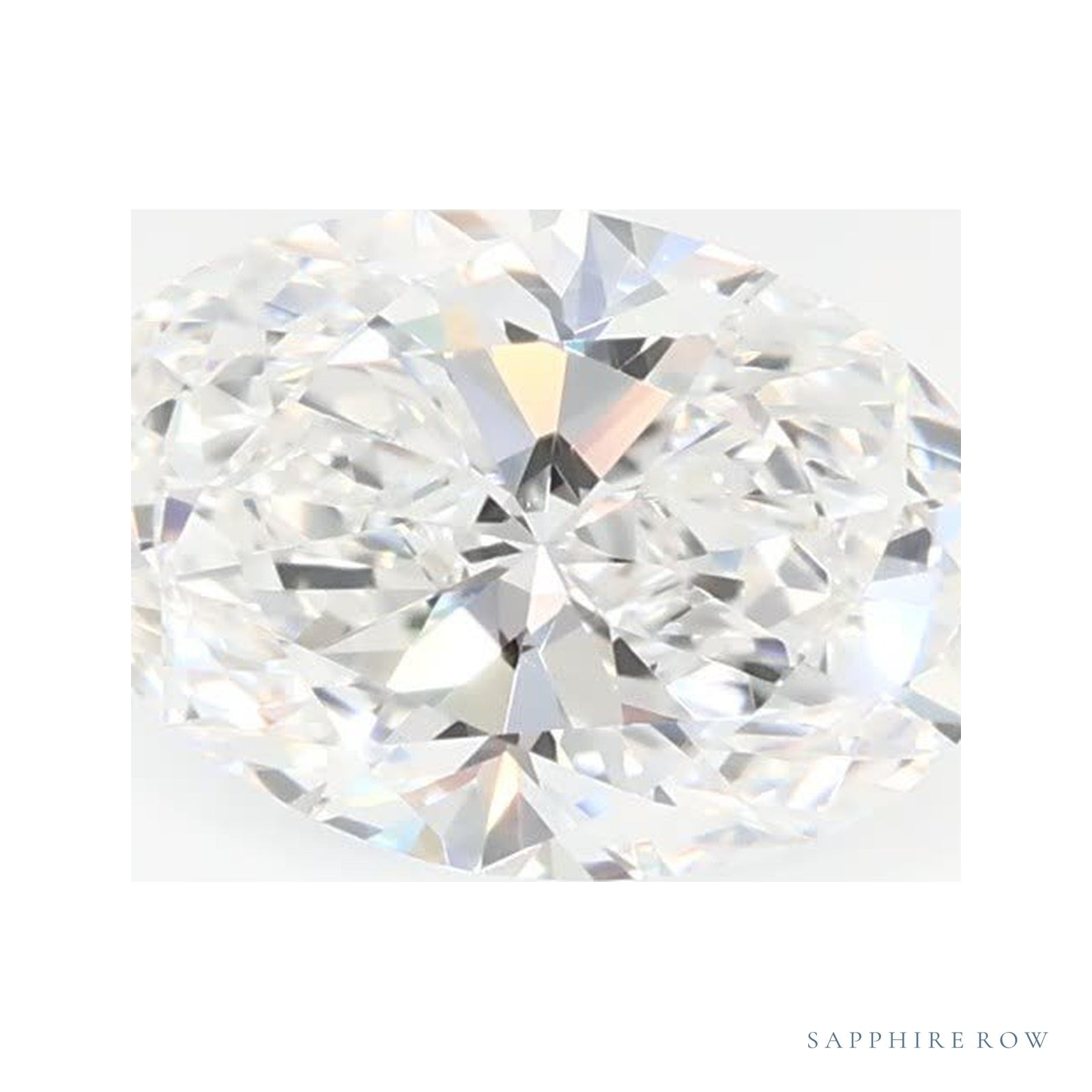 0.94 ct lab-grown diamond, oval cut | Sapphire Row · cut4