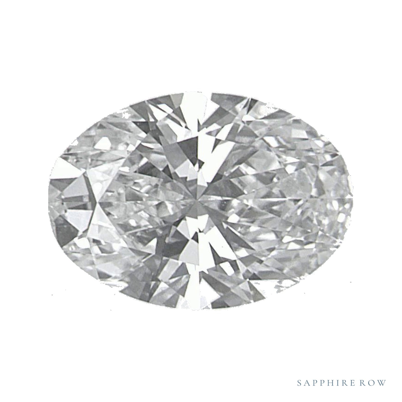0.94 ct lab-grown diamond, oval cut | Sapphire Row · cut4