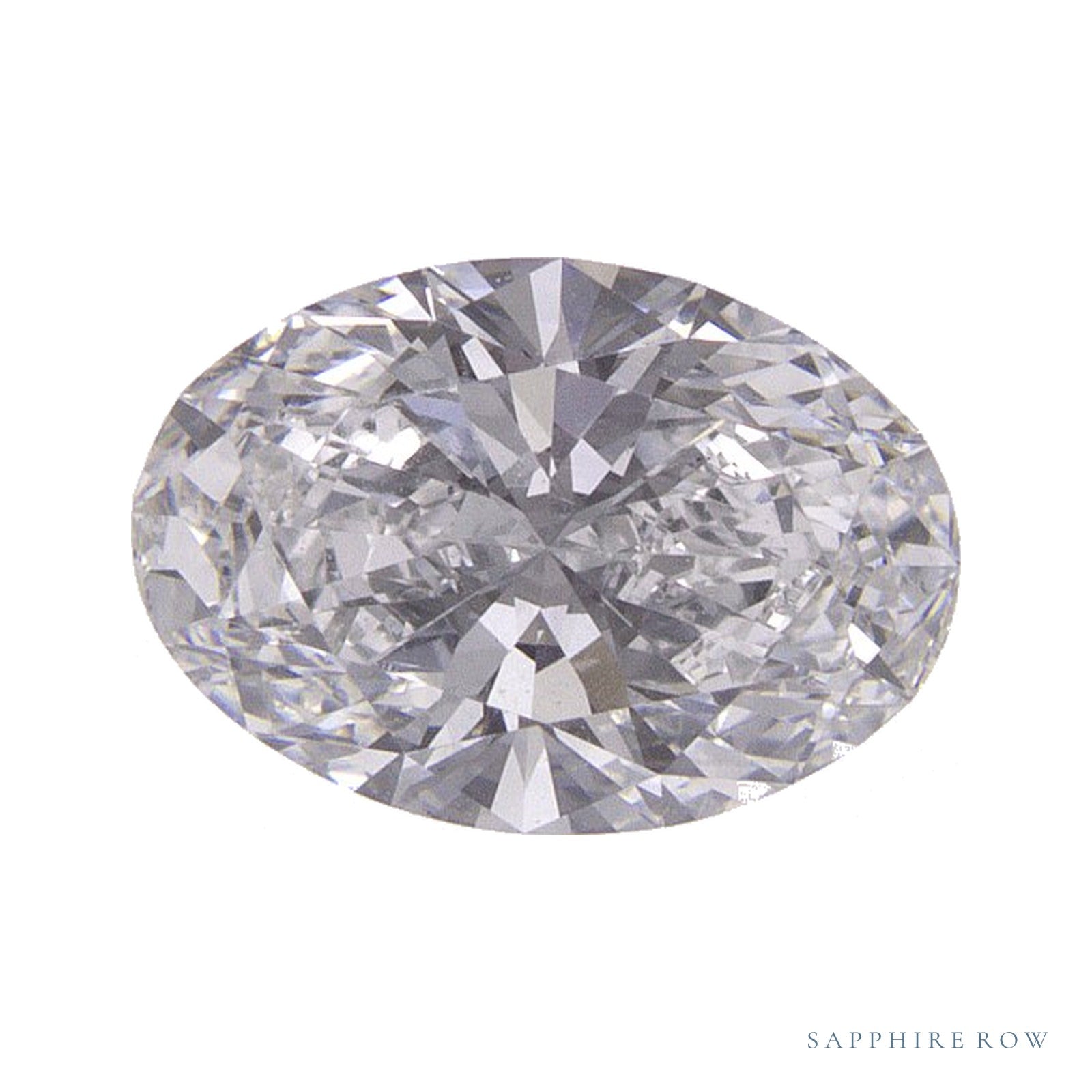 0.94 ct lab-grown diamond, oval cut | Sapphire Row · cut4