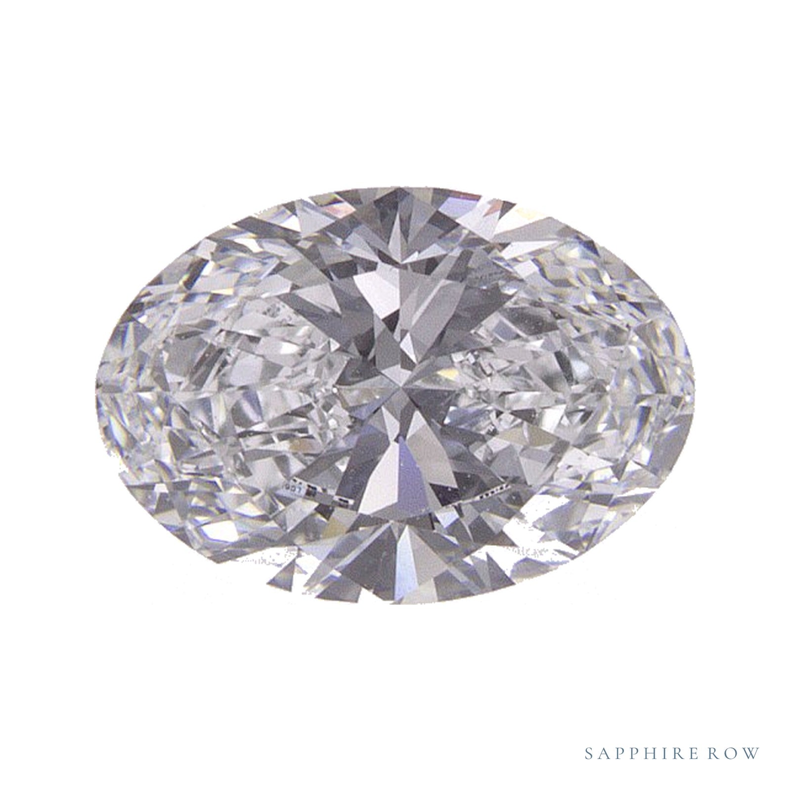 0.94 ct lab-grown diamond, oval cut | Sapphire Row · cut4