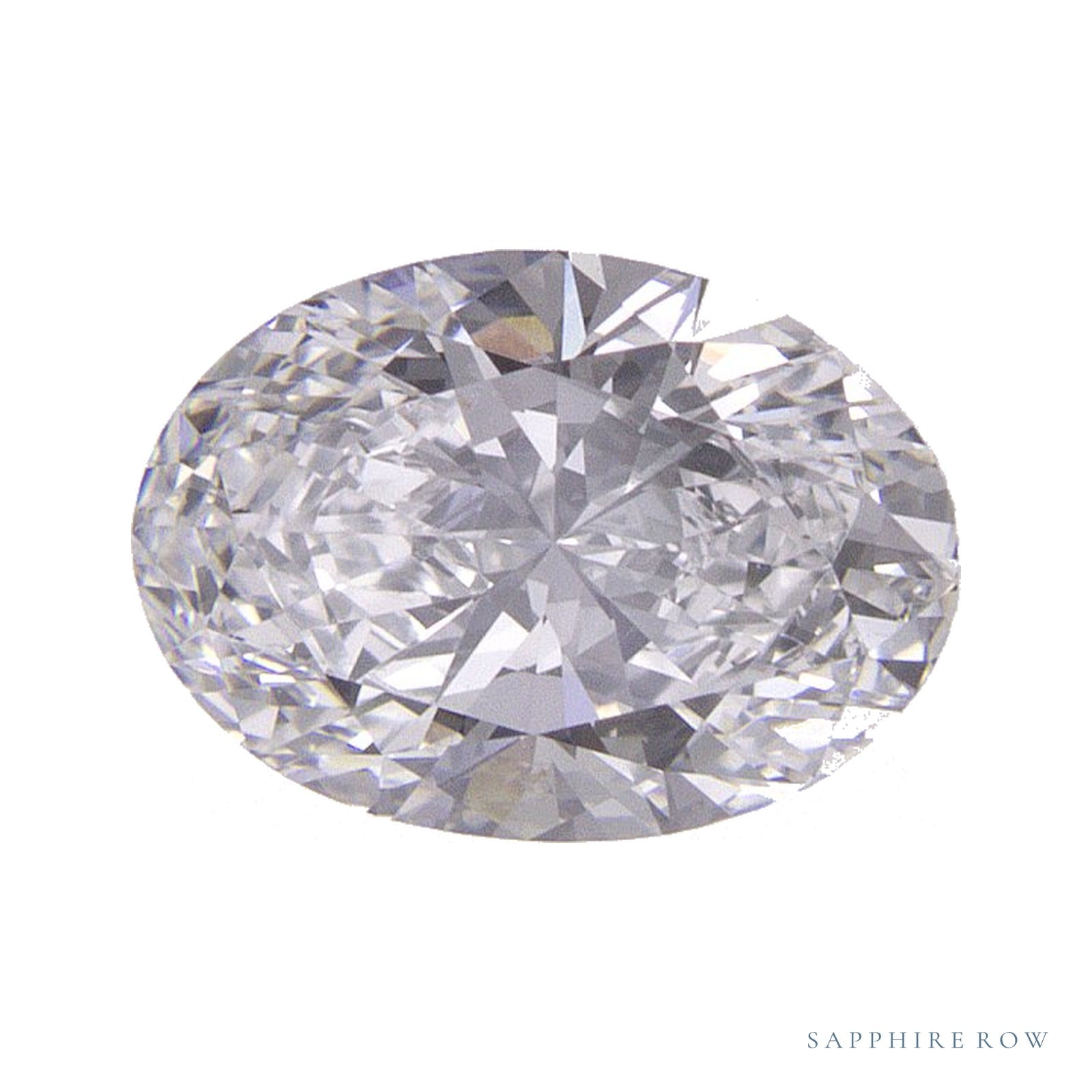0.94 ct lab-grown diamond, oval cut | Sapphire Row · cut4