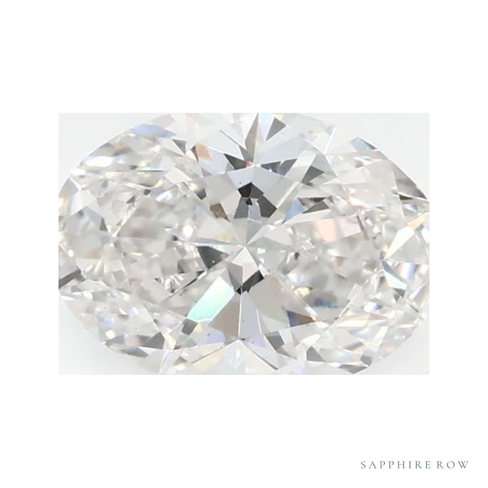 0.93 ct lab-grown diamond, oval cut | Sapphire Row · cut4