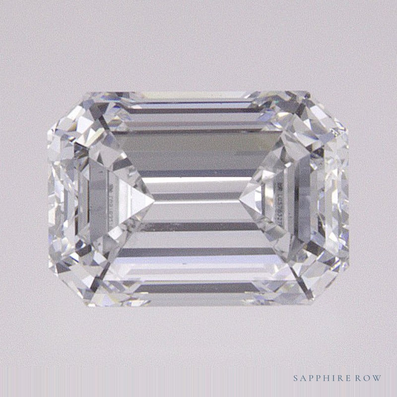 0.93 ct lab-grown diamond, emerald cut | Sapphire Row · cut7