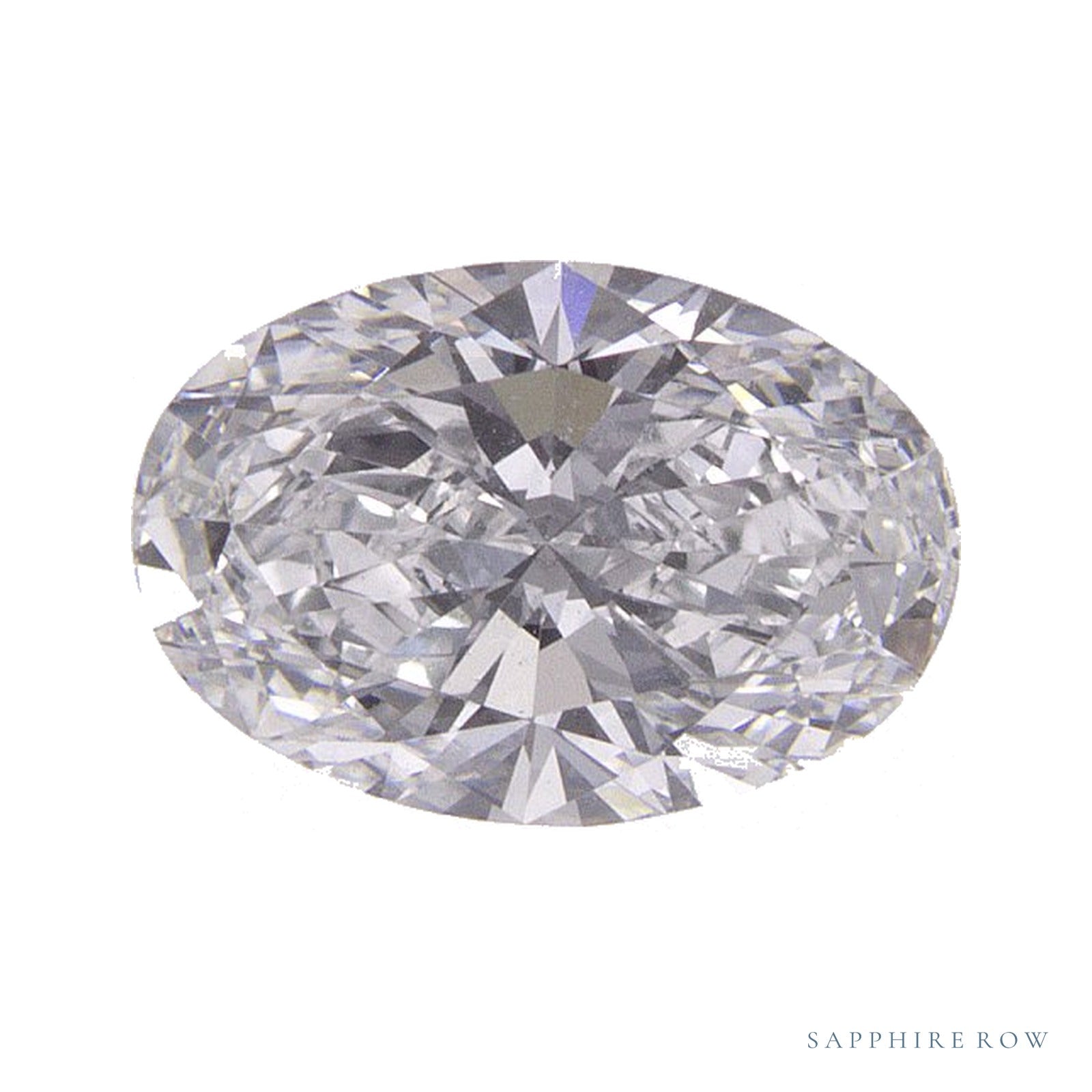 0.93 ct lab-grown diamond, oval cut | Sapphire Row · cut4