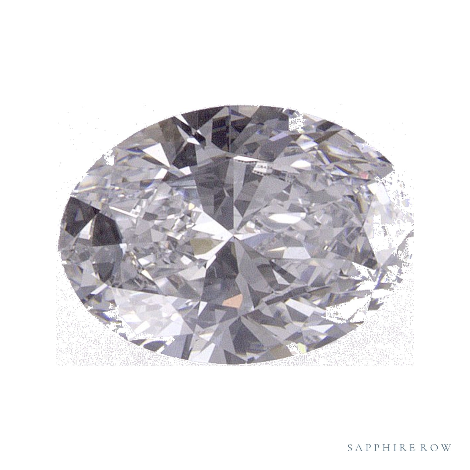 0.93 ct lab-grown diamond, oval cut | Sapphire Row · cut4