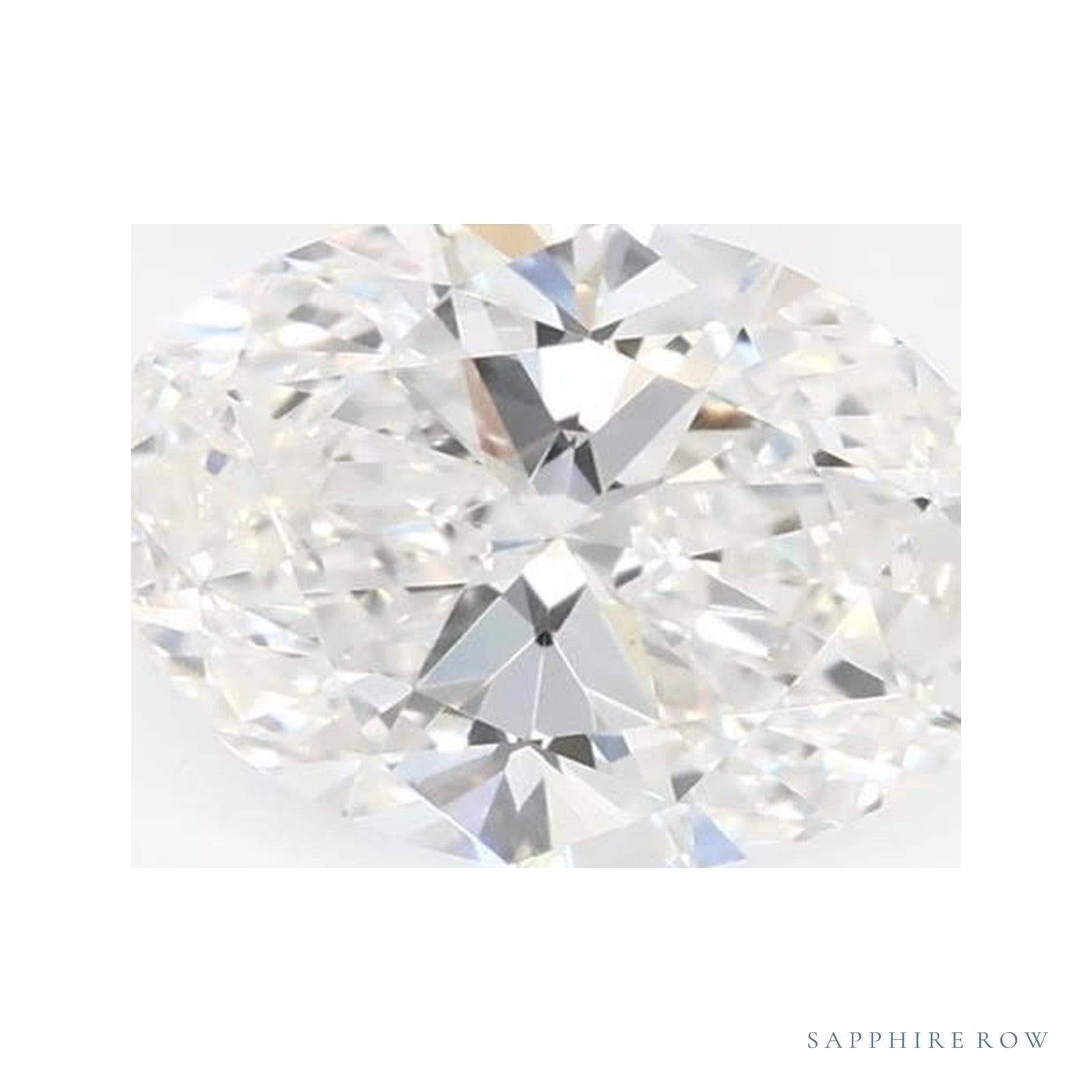 0.92 ct lab-grown diamond, oval cut | Sapphire Row · cut4