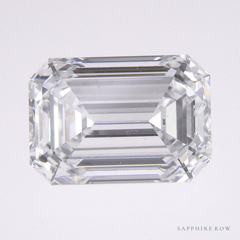0.92 ct lab-grown diamond, emerald cut | Sapphire Row · cut6