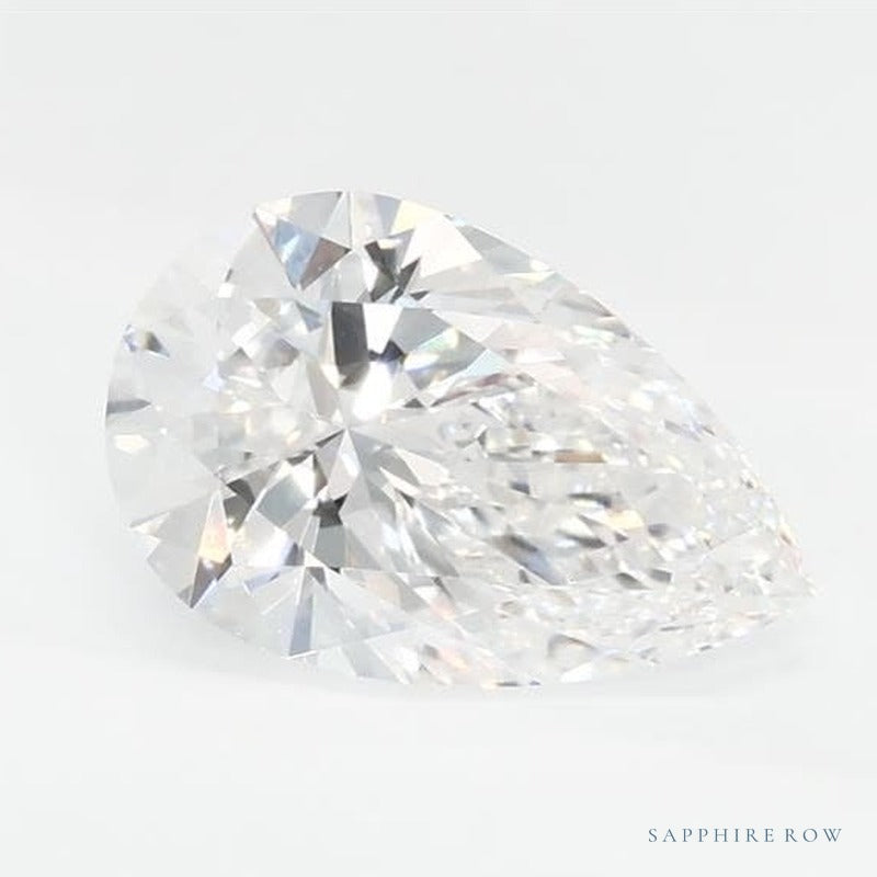 0.92 ct lab-grown diamond, pear cut | Sapphire Row · cut7