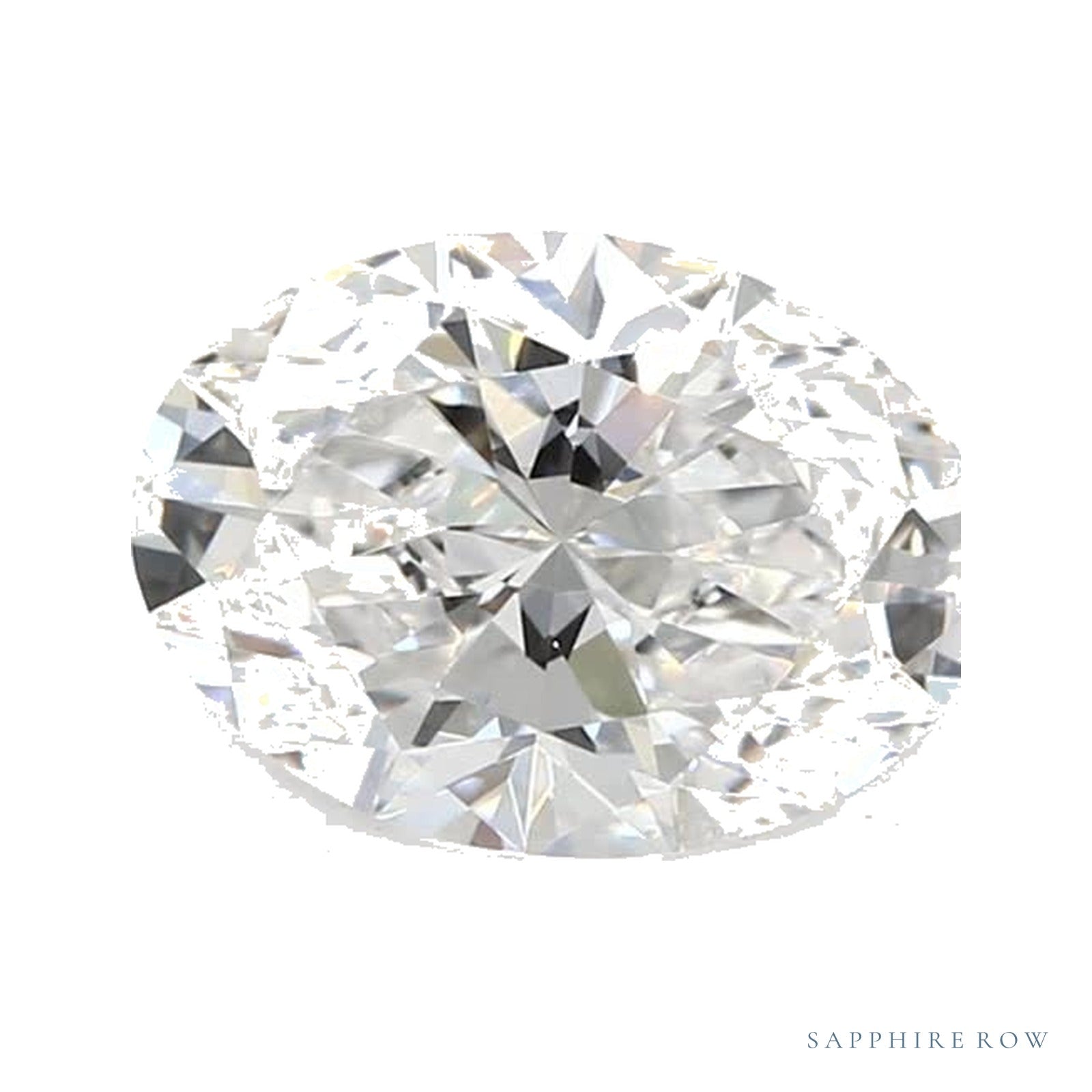 0.92 ct lab-grown diamond, oval cut | Sapphire Row · cut4