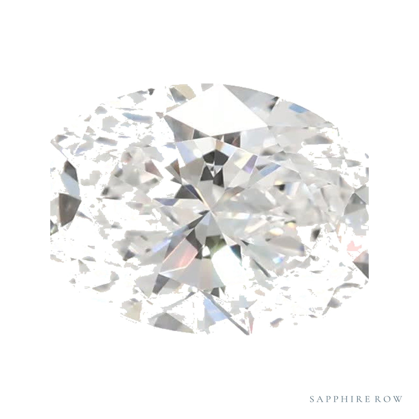 0.92 ct lab-grown diamond, oval cut | Sapphire Row · cut4
