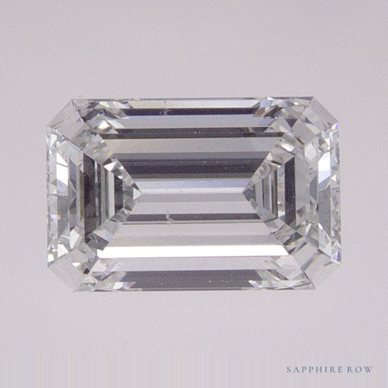 0.92 ct lab-grown diamond, emerald cut | Sapphire Row · cut6