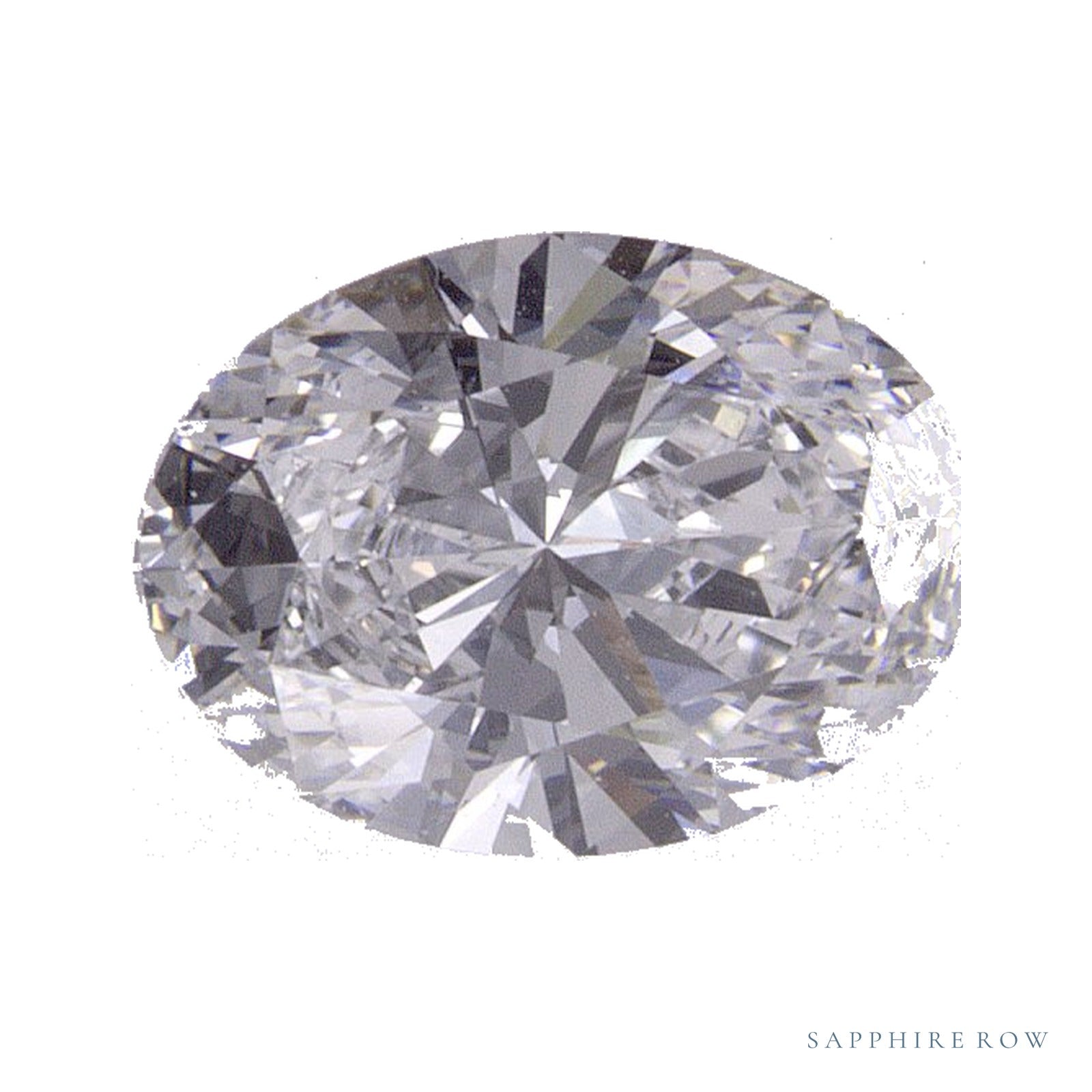 0.92 ct lab-grown diamond, oval cut | Sapphire Row · cut4